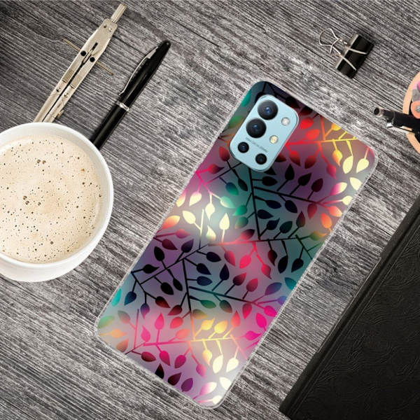 Deco OnePlus 9R skal - Bladmönster multifärg