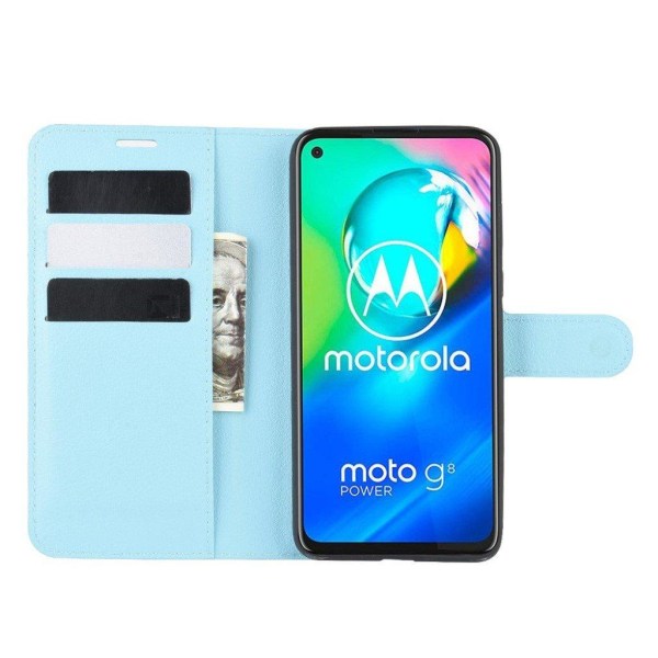 Classic Motorola Moto G8 Power Etui - Blå Blue