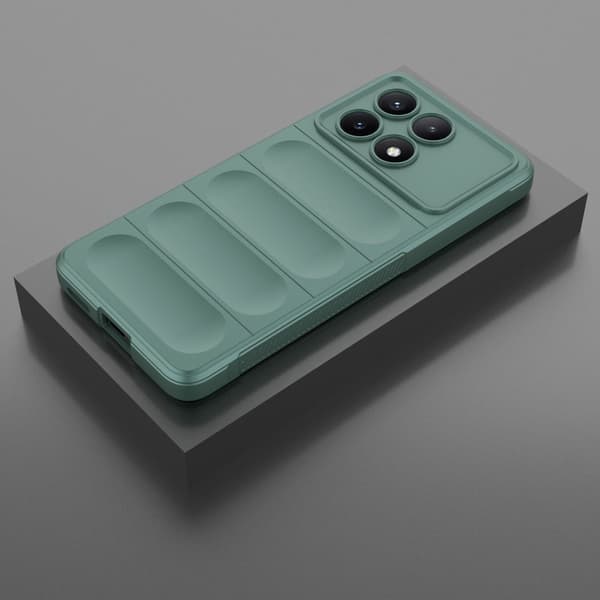 Mjukt greppformat Xiaomi Redmi K70E skal - Grön Grön