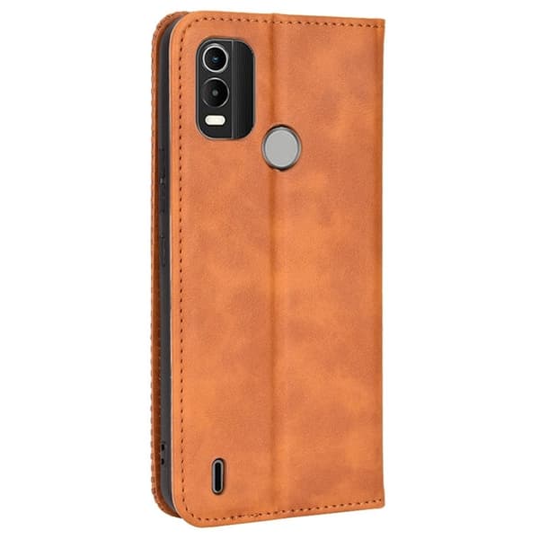 Bofink Vintage Nokia C21 Plus nahkakotelo - Ruskea Brown