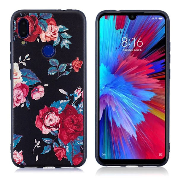 Imagine Xiaomi redmi Note 7 / Note 7 Pro / Note 7S etui - Vivid Flowers Multicolor
