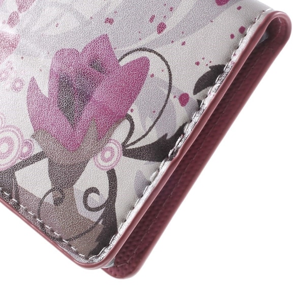 Moberg Huawei Ascend P8 Fodral med Plånbok - Elegant Lotus multifärg