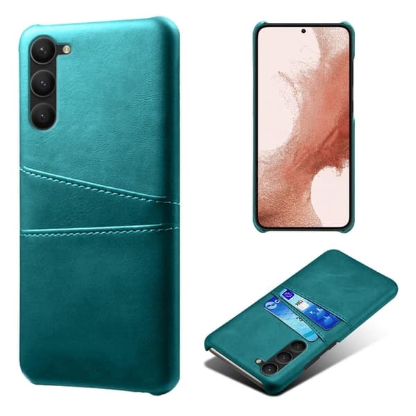 Dual Card Etui Samsung Galaxy S23 Plus - Grøn Green