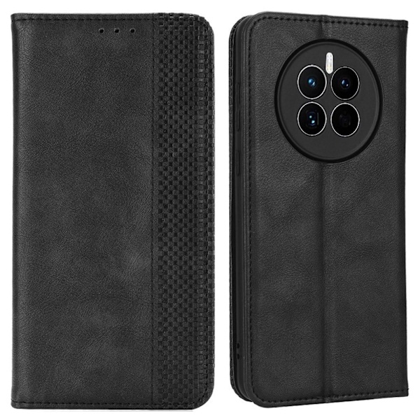 Bofink Vintage Huawei Mate 50 Læder Etui - Sort Black
