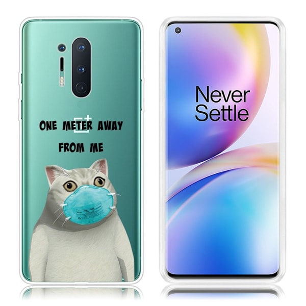 Deco OnePlus 8 Pro deksel - En Meter Unna Meg Multicolor