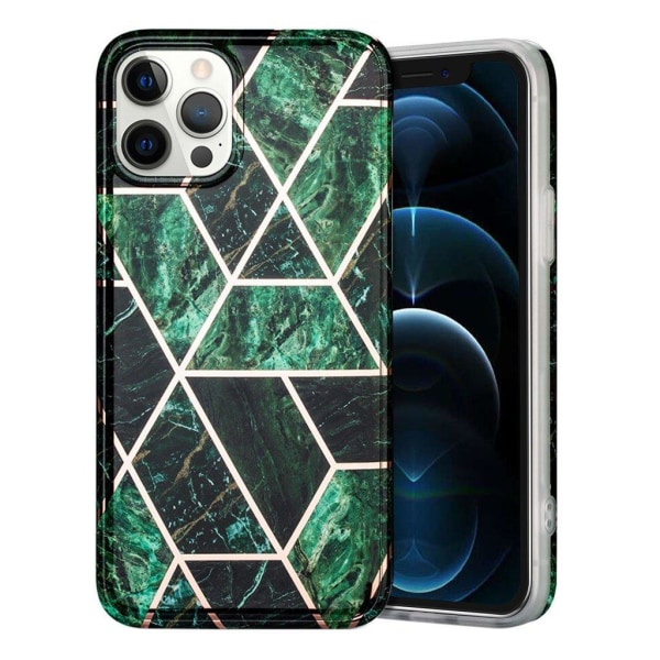 Marble iPhone 12 / 12 Pro case - Green Green