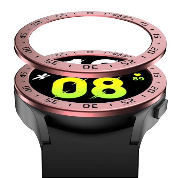 Samsung Galaxy Watch 5 (44mm) styling-urkrans - Lyserød Rose / Sort Pink