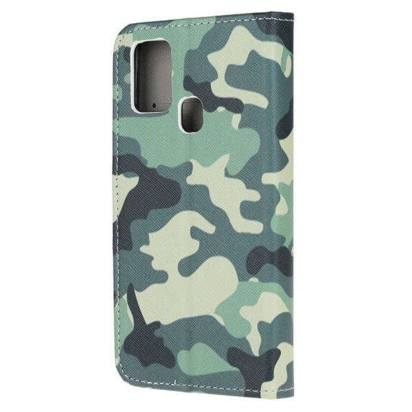 Wonderland Samsung Galaxy M21 Etui - Camouflagemønster Multicolor
