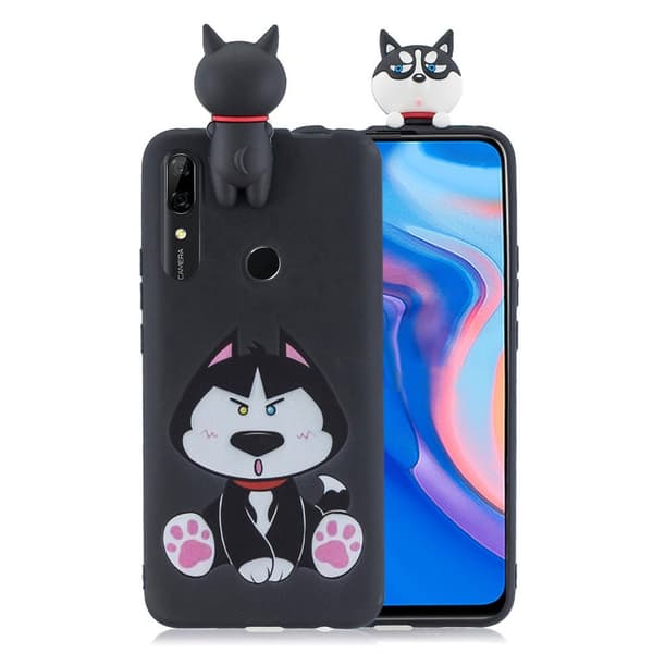 Cute 3D Huawei P Smart Z kuoret - Koiraa Black