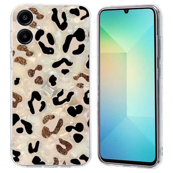Vibe Samsung Galaxy A06 -kansi - Leopardikuvio Brown