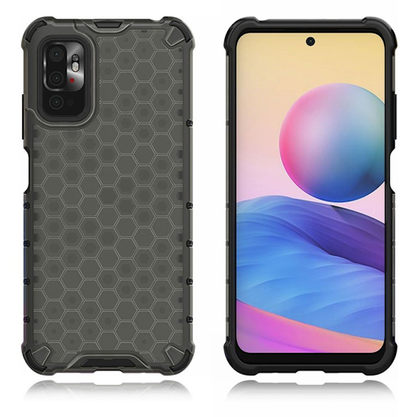 Bofink Honeycomb Xiaomi Redmi Note 10 5G Etui - Sort Black