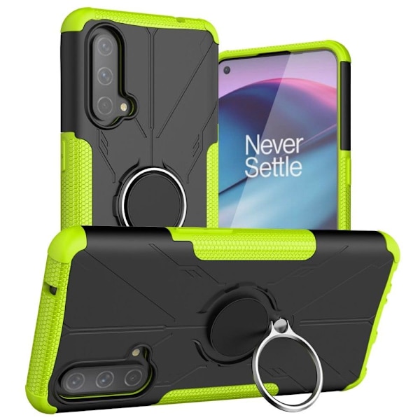 Kickstand-skydd med magnetiskt ark för OnePlus Nord CE 5G - Grön Grön