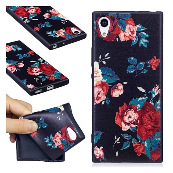 Sony Xperia XA1 design suojakuori - Ruusut Multicolor