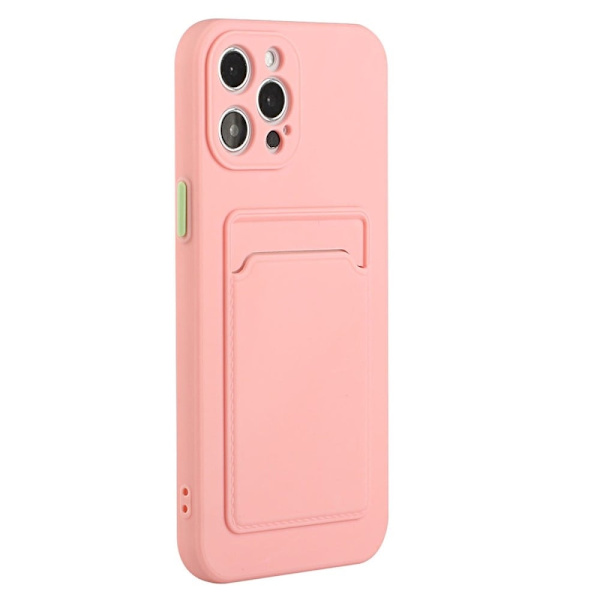 Deksel til kortholder for iPhone 14 Pro - Rosa Pink