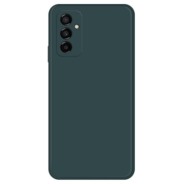 Skråt gummibelagt cover mod fald til Samsung Galaxy M23 / F23 - Sortliggrøn Green