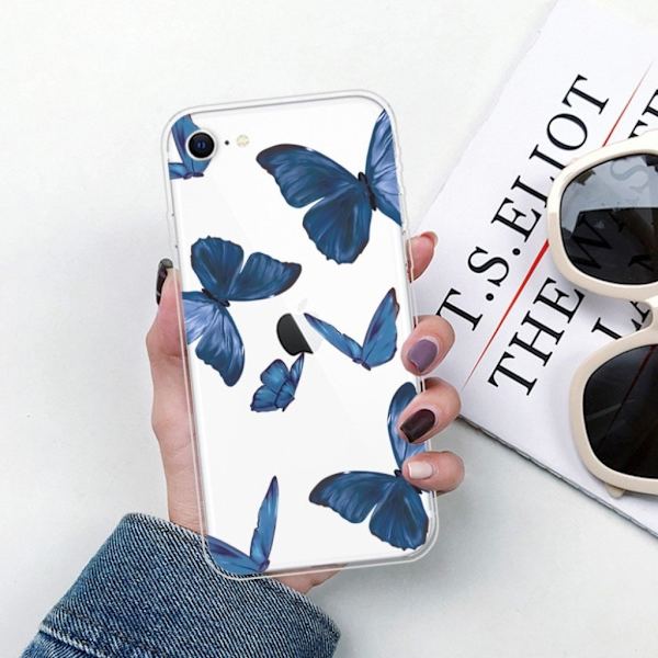 Deco iPhone SE 2020 cover - Blå Blue