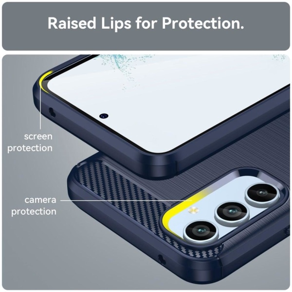 Carbon Flex Samsung Galaxy A54 skal - Blå Blå
