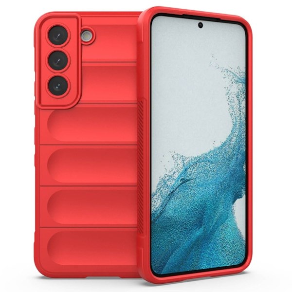 Blødt grebsformet cover til Samsung Galaxy S22 Plus - Rød Red