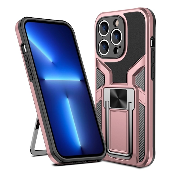 Stöttåligt iPhone 14 Pro Max hybridskal - Rosa Rosa