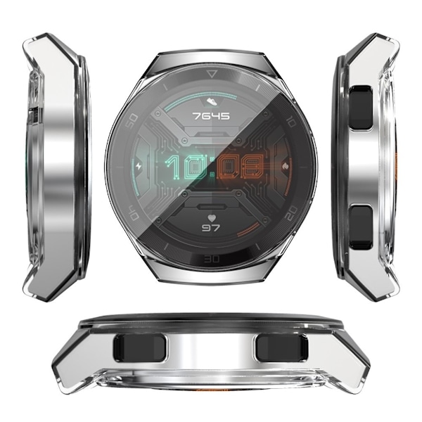 Huawei Watch GT 2e elektropläteringsfodral - Transparent Transparent