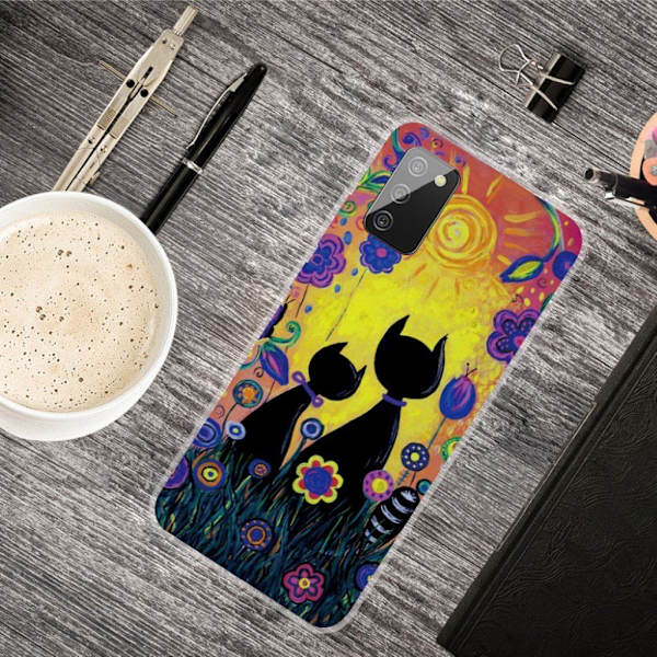Deco Samsung Galaxy A02s Etui - Katt Multicolor
