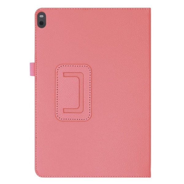 Lenovo Tab M10 läderfodral med litchi-textur - Rosa Rosa