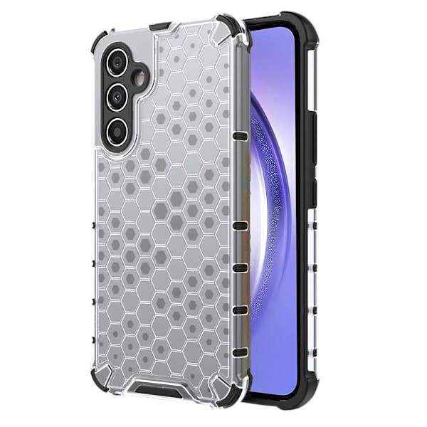 Bofink Honeycomb Samsung Galaxy A54 skal - Silver/Grå Silvergrå