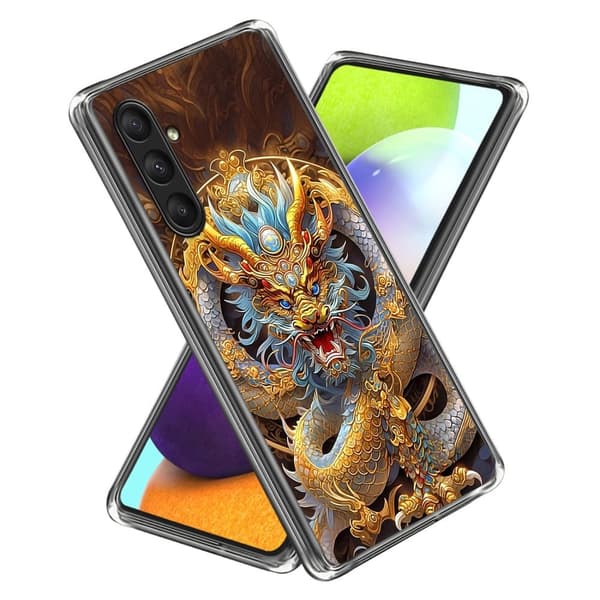 Vibe Samsung Galaxy A25 -kansi - Lohikäärme Gold