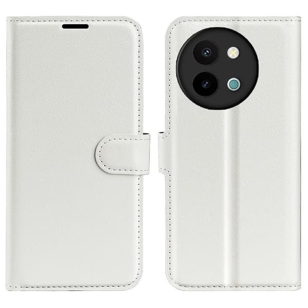 Klassisk vivo Y38 flip etui - Hvid White