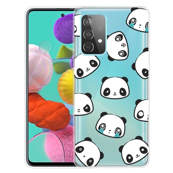 Deco Samsung Galaxy A23 skal - Panda Känslor Vit