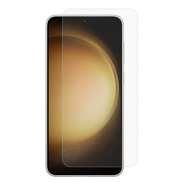 AMORUS arch edge tempered glass screen protector for Samsung Galaxy S23 Plus Transparent