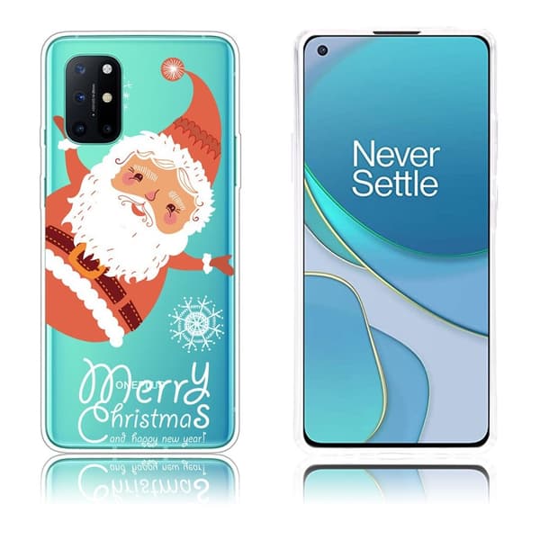 Juleveske til OnePlus 8T - Julenissen Kommer Red