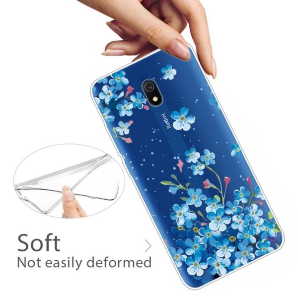 Deco Xiaomi Redmi 8A skal - Blommor Blå