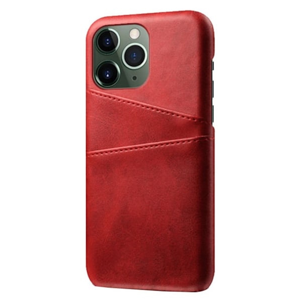 Dual Card iPhone 14 Pro cover - Rød Red
