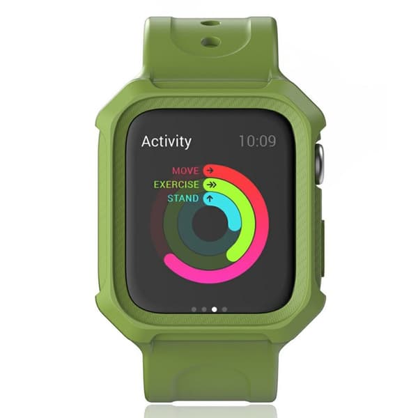 Apple Watch Series 5 40mm armor silikone Urrem - Grøn Green