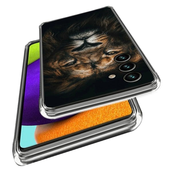 Deco Samsung Galaxy M14 Suojakotelo - Lion Brown