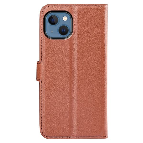 Classic iPhone 14 Plus flip etui - Brun Brown