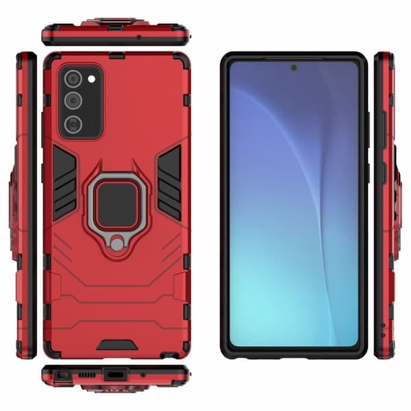 Ring Guard-etui - Samsung Galaxy Note 20 - Rød Red