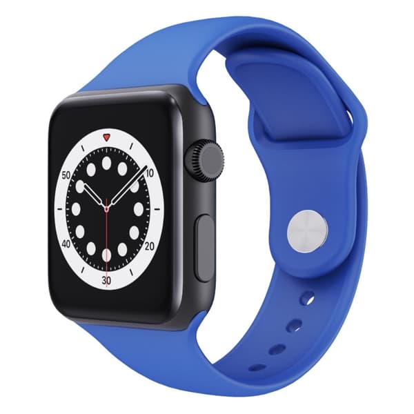 Apple Watch Series 8 (41mm) silikonerem (Forlæng størrelsen) - Havblå Blue