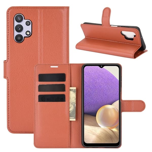 Classic Samsung Galaxy A32 fodral - Brun Brun