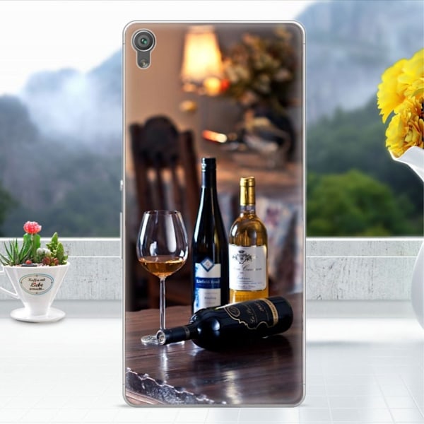Sony Xperia XA eleganttinen suojakuori - Sampanjalasi Multicolor