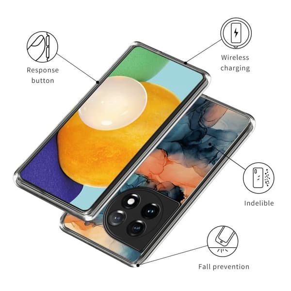 Marmordesign OnePlus Ace 3 / OnePlus 12R deksel - Style L Multicolor