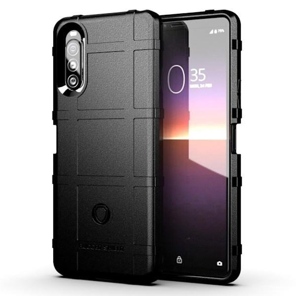 Rugged Shield Sony Xperia 10 II deksel - Svart Black