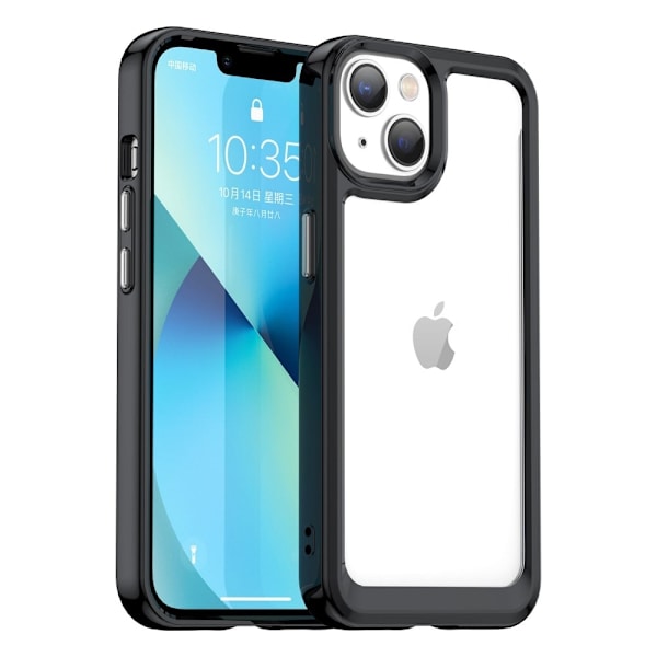 iPhone 14 Plus smart akryldeksel - Svart Black