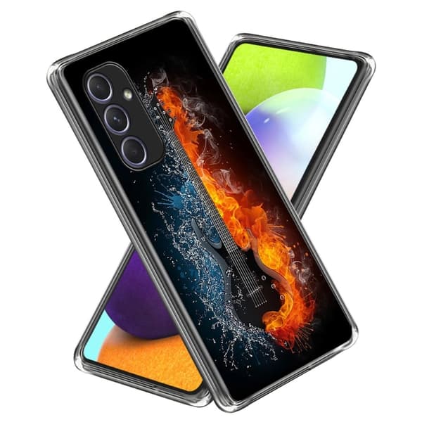 Deco Samsung Galaxy A34 5G deksel - Is Og Ildgitar Red