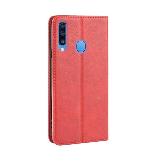 Bofink Vintage  Samsung Galaxy A20s leather etui - Rød Red