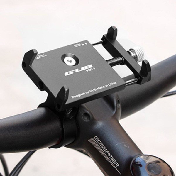 AT759 GUB PRO1 Universal aluminum bike handlebar mount - Black Svart