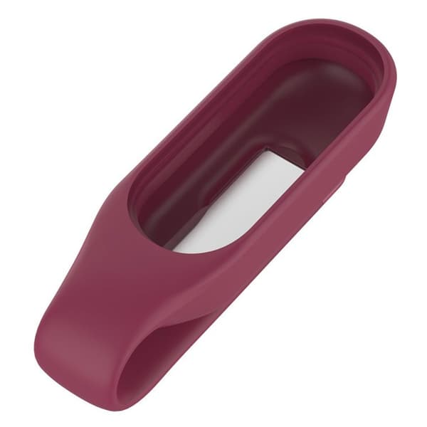 Xiaomi Mi Band 5 silikoni solki runko - Viininpunainen Red