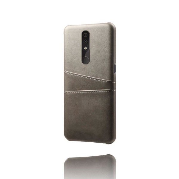 Nokia 4.2 skal med korthållare - Silver/Grå Silvergrå