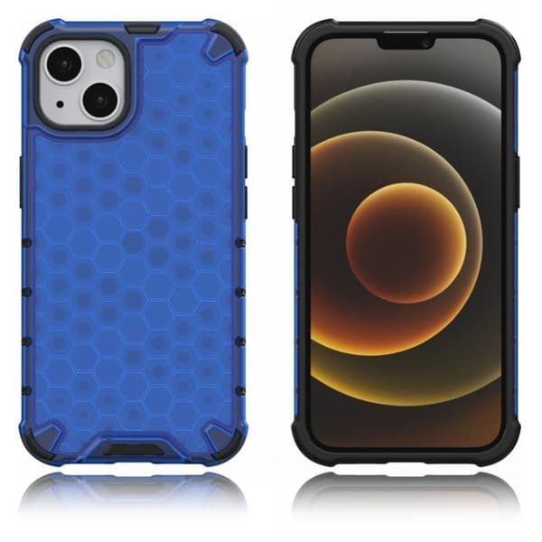 Bofink Honeycomb iPhone 13 Suojakotelo - Sininen Blue